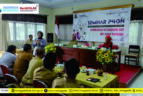 SEMINAR P4GN & TES URIN BAGI KADES PERANGKAT DESA DI WILAYAH KECAMATAN DURENAN