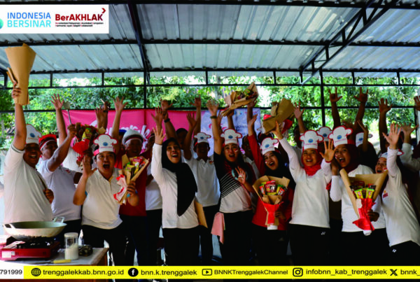 LOMBA ANTAR SEKSI BNNK TRENGGALEK SEMARAK HUT KEMERDEKAAN RI KE-79