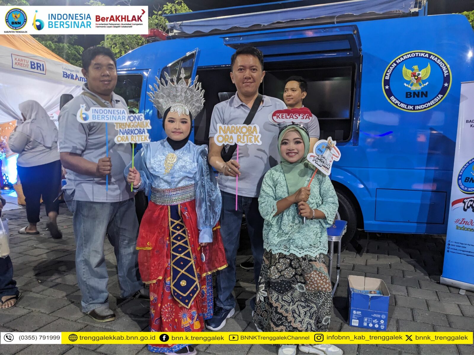EDUKASI SEPUTAR NARKOBA PADA GEBYAR NUSANTARA SD MUHAMMADIYAH 1 TRENGGALEK