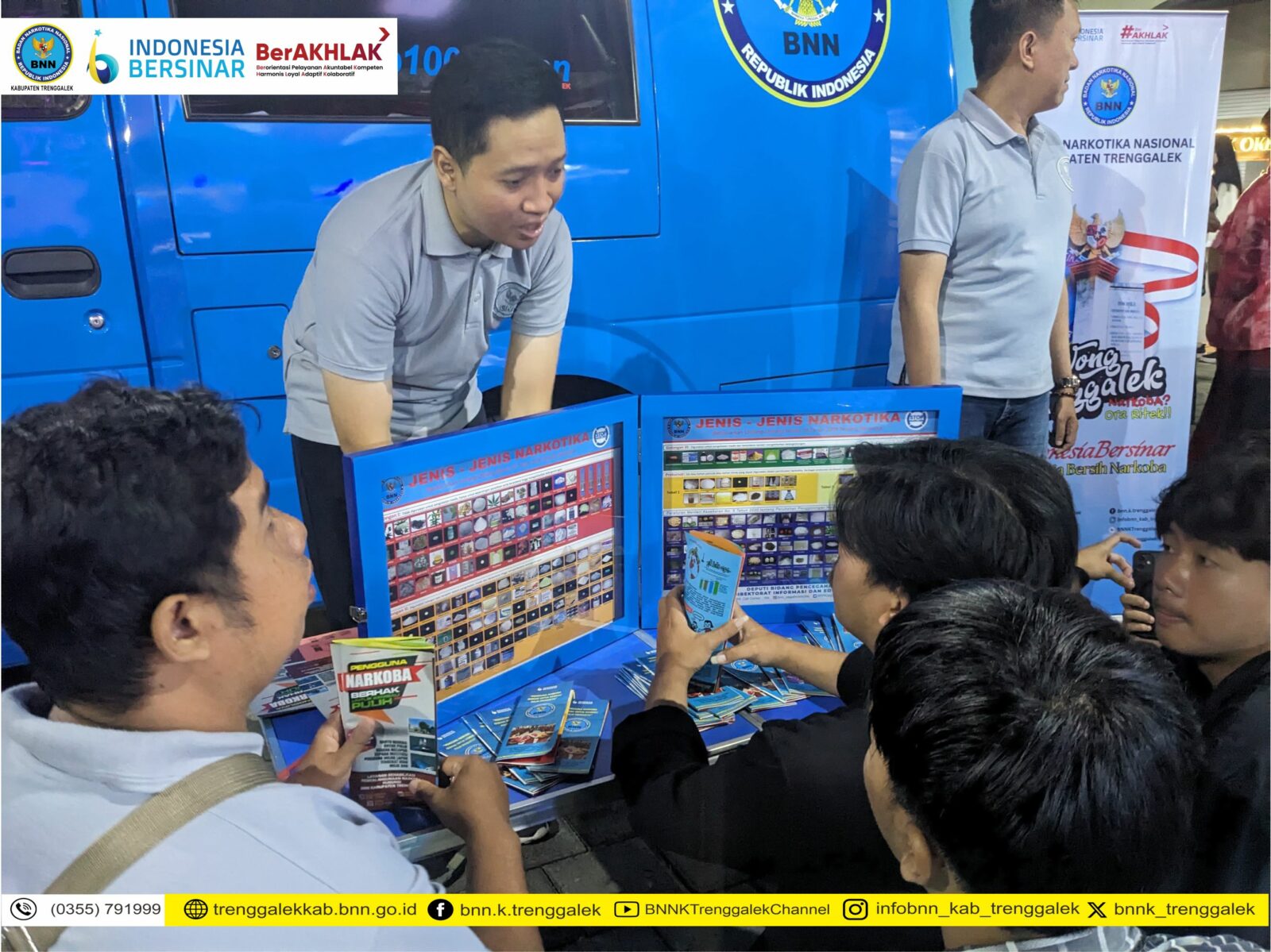 EDUKASI SEPUTAR NARKOBA PADA GEBYAR NUSANTARA SD MUHAMMADIYAH 1 TRENGGALEK
