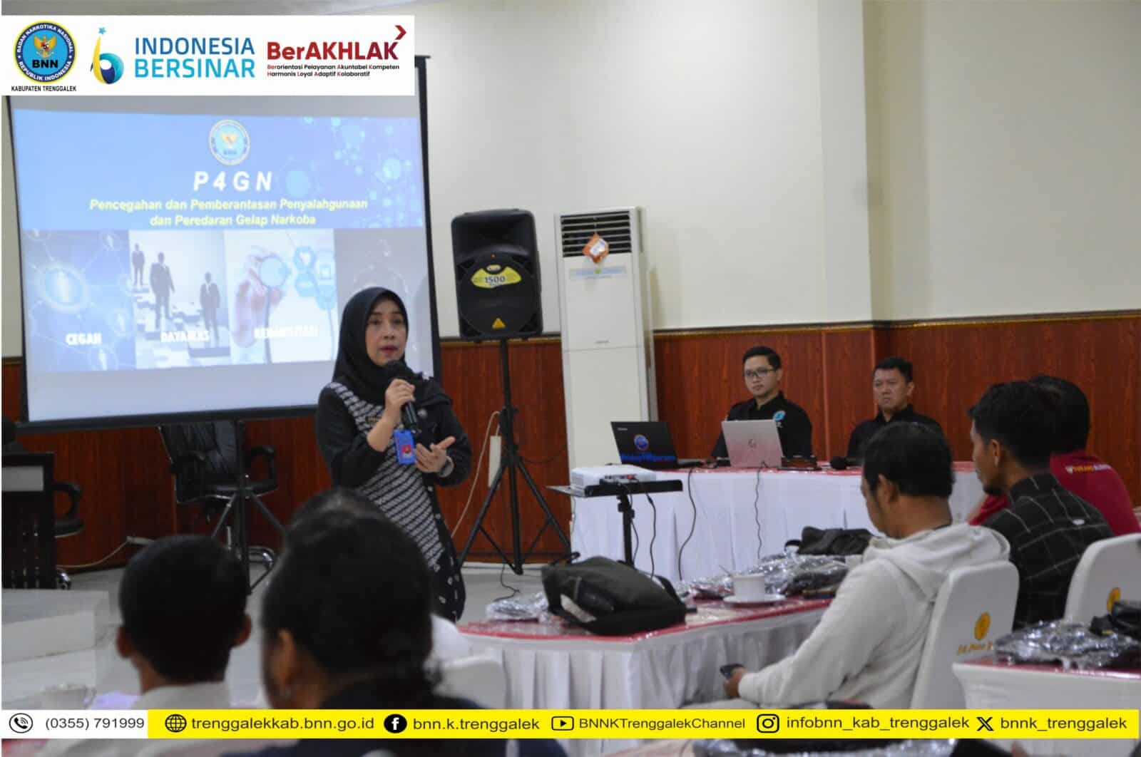 WORKSHOP TEMATIK P4GN BNN KABUPATEN TRENGGALEK