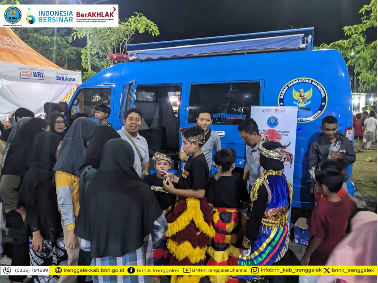 EDUKASI SEPUTAR NARKOBA PADA GEBYAR NUSANTARA SD MUHAMMADIYAH 1 TRENGGALEK