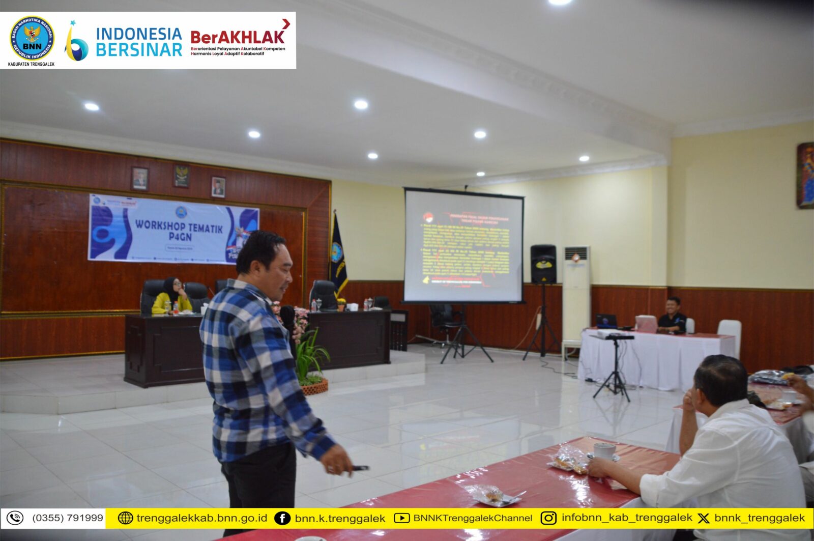 WORKSHOP TEMATIK P4GN BNN KABUPATEN TRENGGALEK