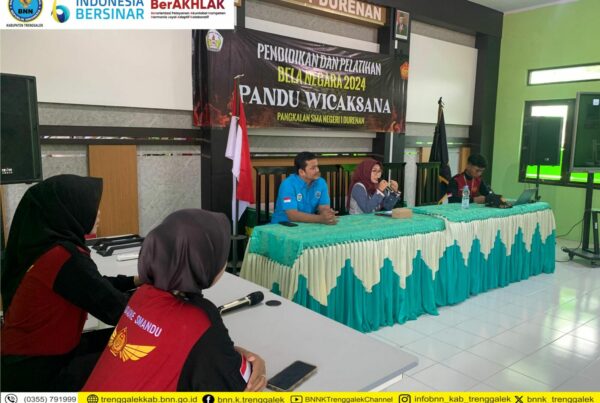 PEMBEKALAN MATERI P4GN PADA KEGIATAN PENDIDIKAN DAN PELATIHAN BELA NEGARA 2024 PASKIBRA SMAN 1 DURENAN PEMBEKALAN MATERI P4GN PADA KEGIATAN PENDIDIKAN DAN PELATIHAN BELA NEGARA 2024 PASKIBRA SMAN 1 DURENAN