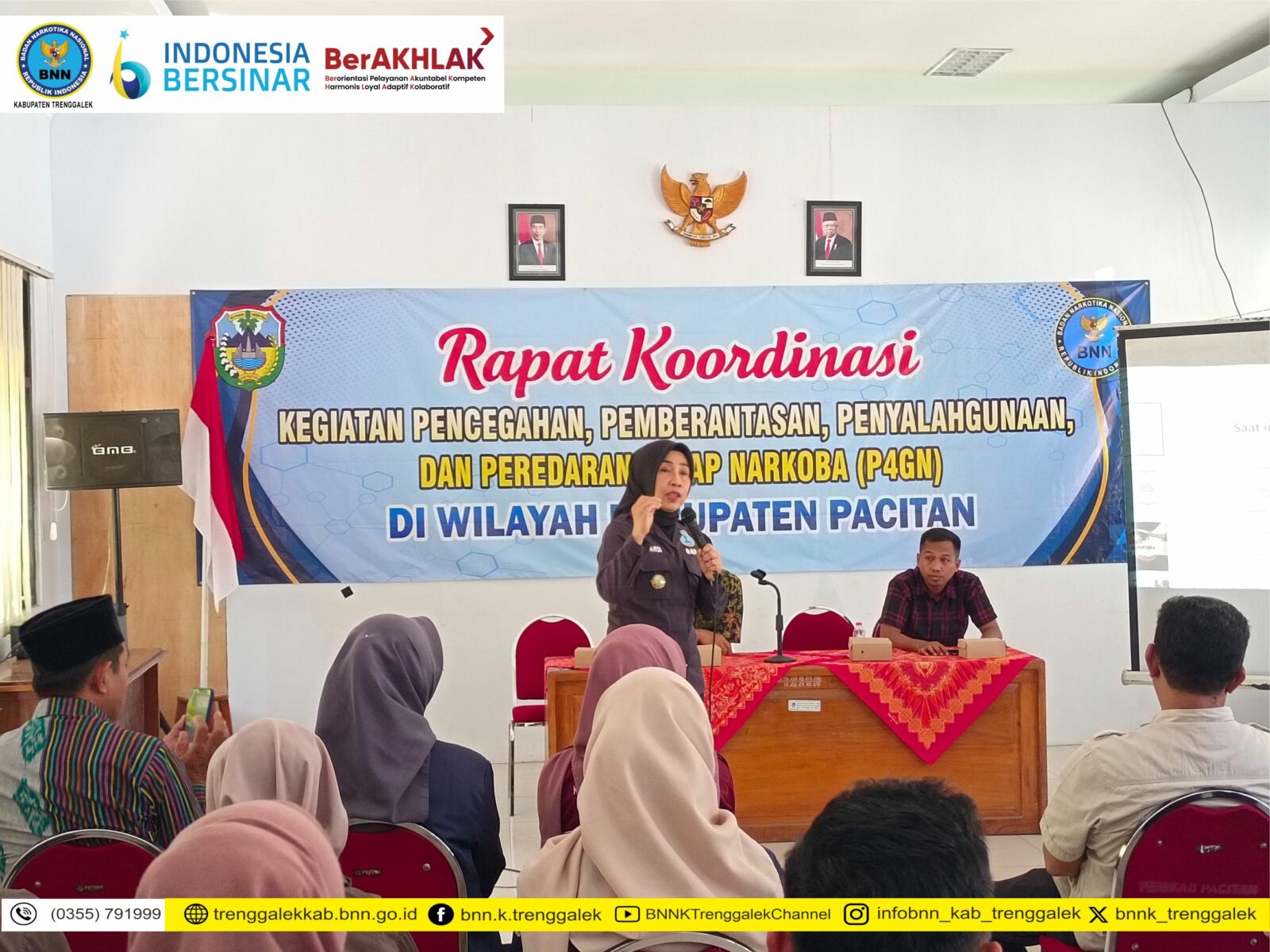 RAKOR DAN PENGUMPULAN DATA SURVEY INDEKS KAWASAN RAWAN NARKOBA (IKRN) KABUPATEN PACITAN