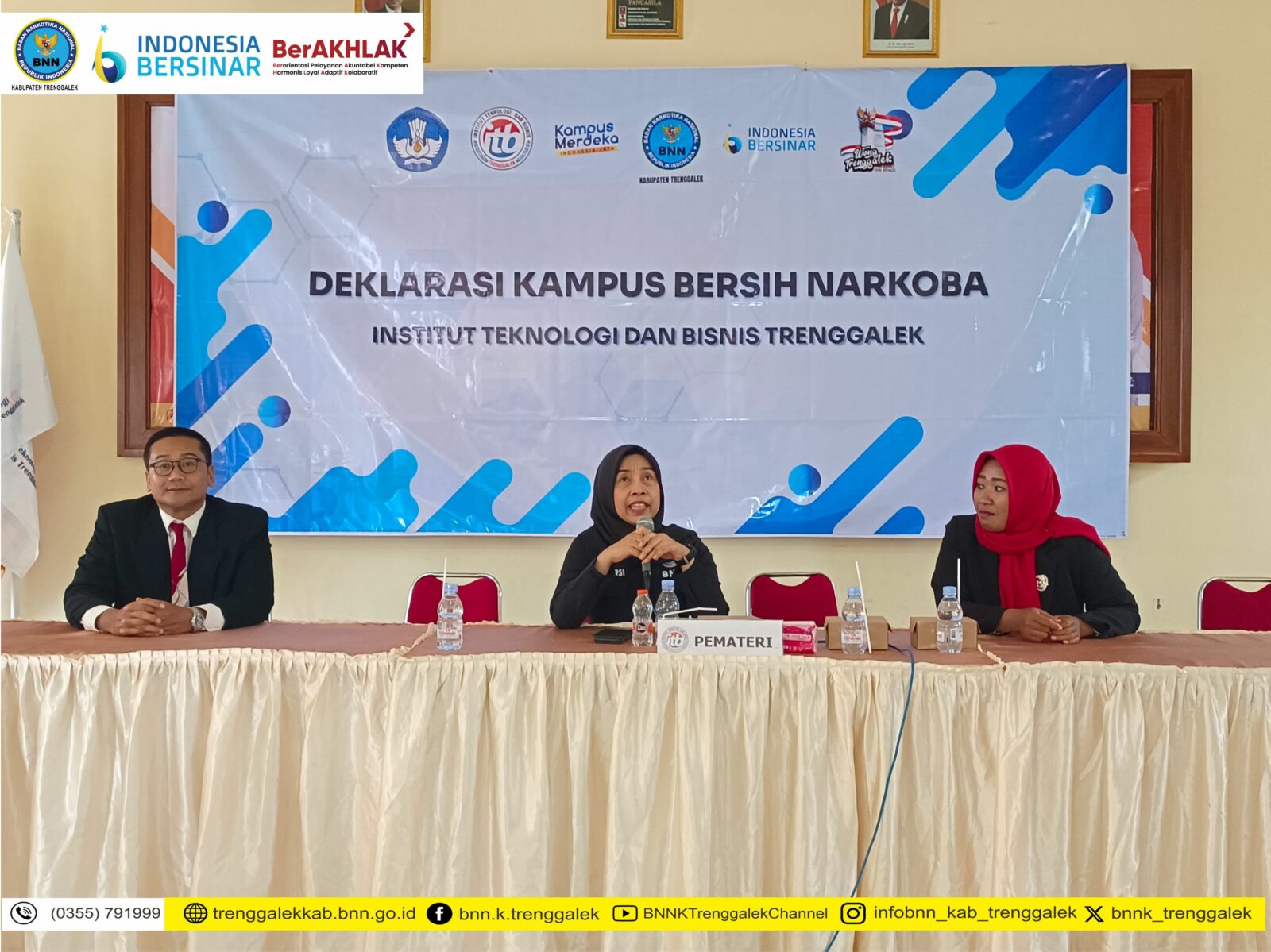 DEKLARASI KAMPUS BERSINAR DI INSTITUT TEKNOLOGI DAN BISNIS TRENGGALEK