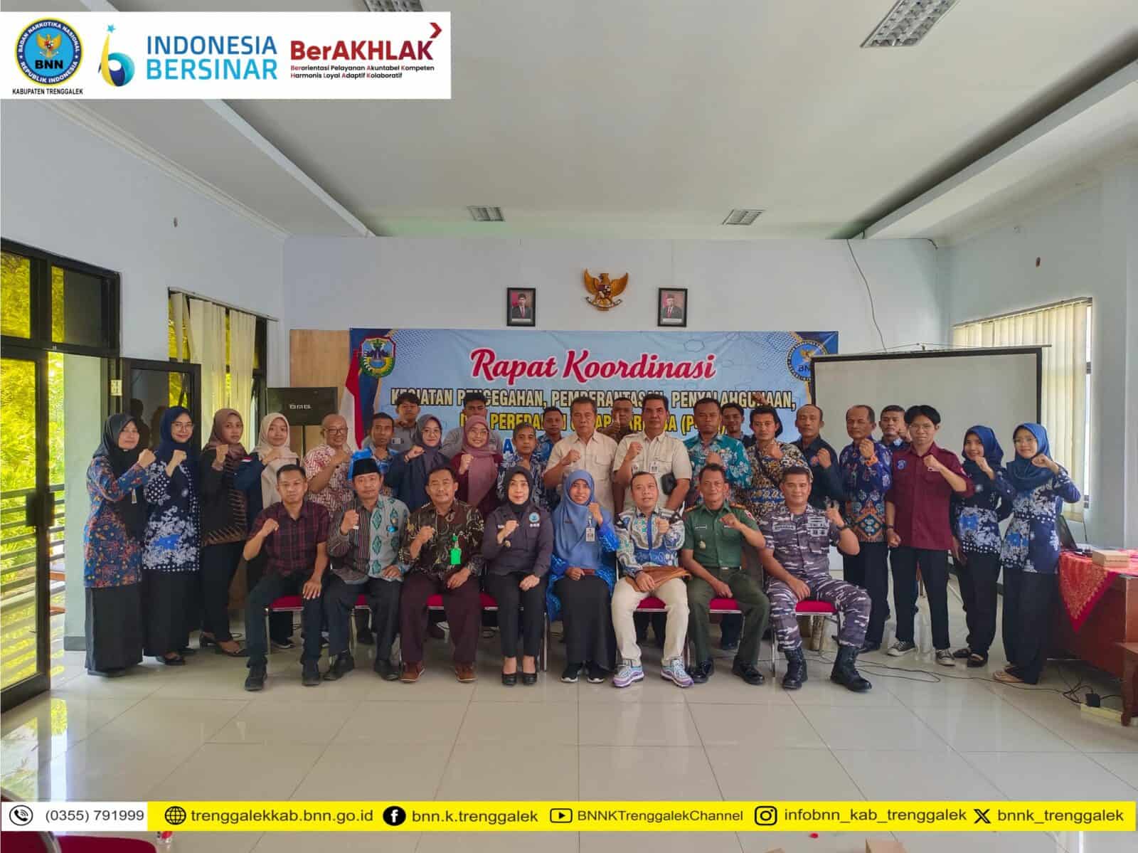 RAKOR DAN PENGUMPULAN DATA SURVEY INDEKS KAWASAN RAWAN NARKOBA (IKRN) KABUPATEN PACITAN
