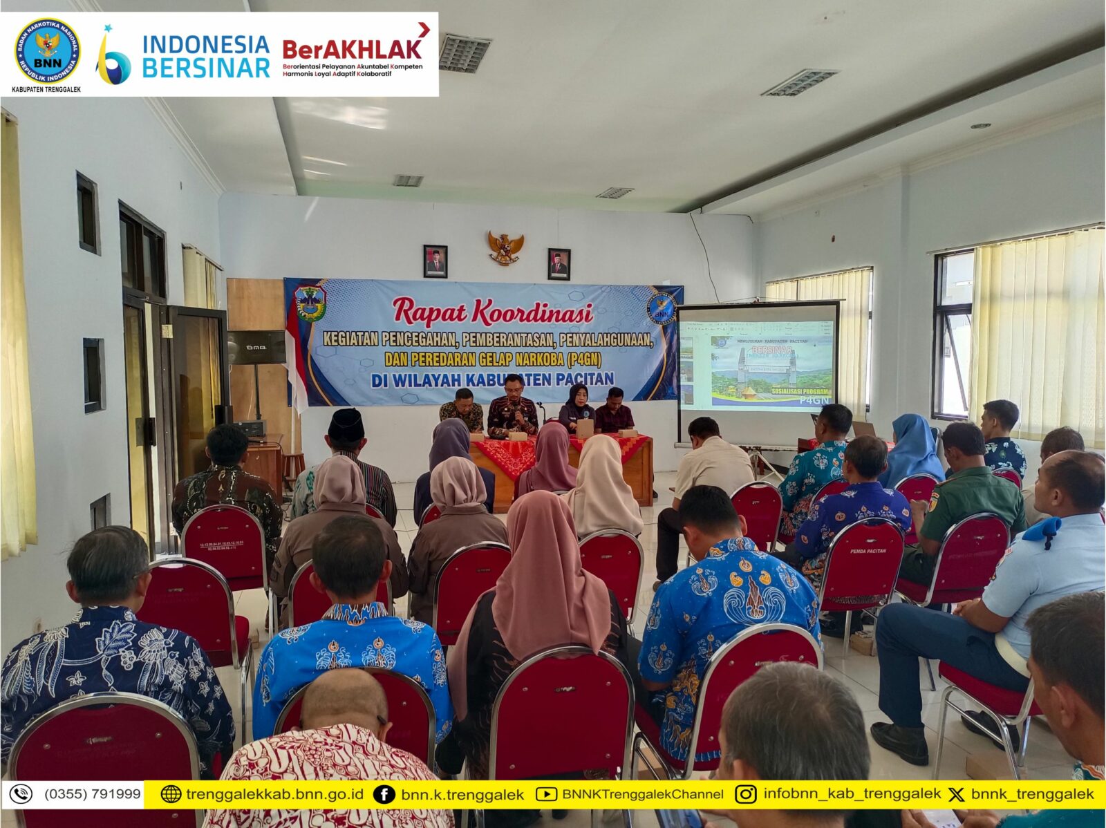 RAKOR DAN PENGUMPULAN DATA SURVEY INDEKS KAWASAN RAWAN NARKOBA (IKRN) KABUPATEN PACITAN