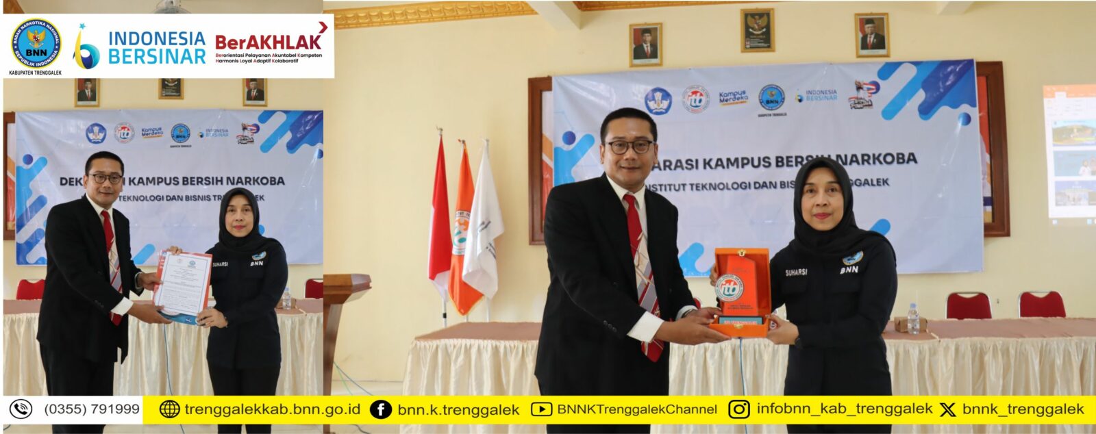 DEKLARASI KAMPUS BERSINAR DI INSTITUT TEKNOLOGI DAN BISNIS TRENGGALEK