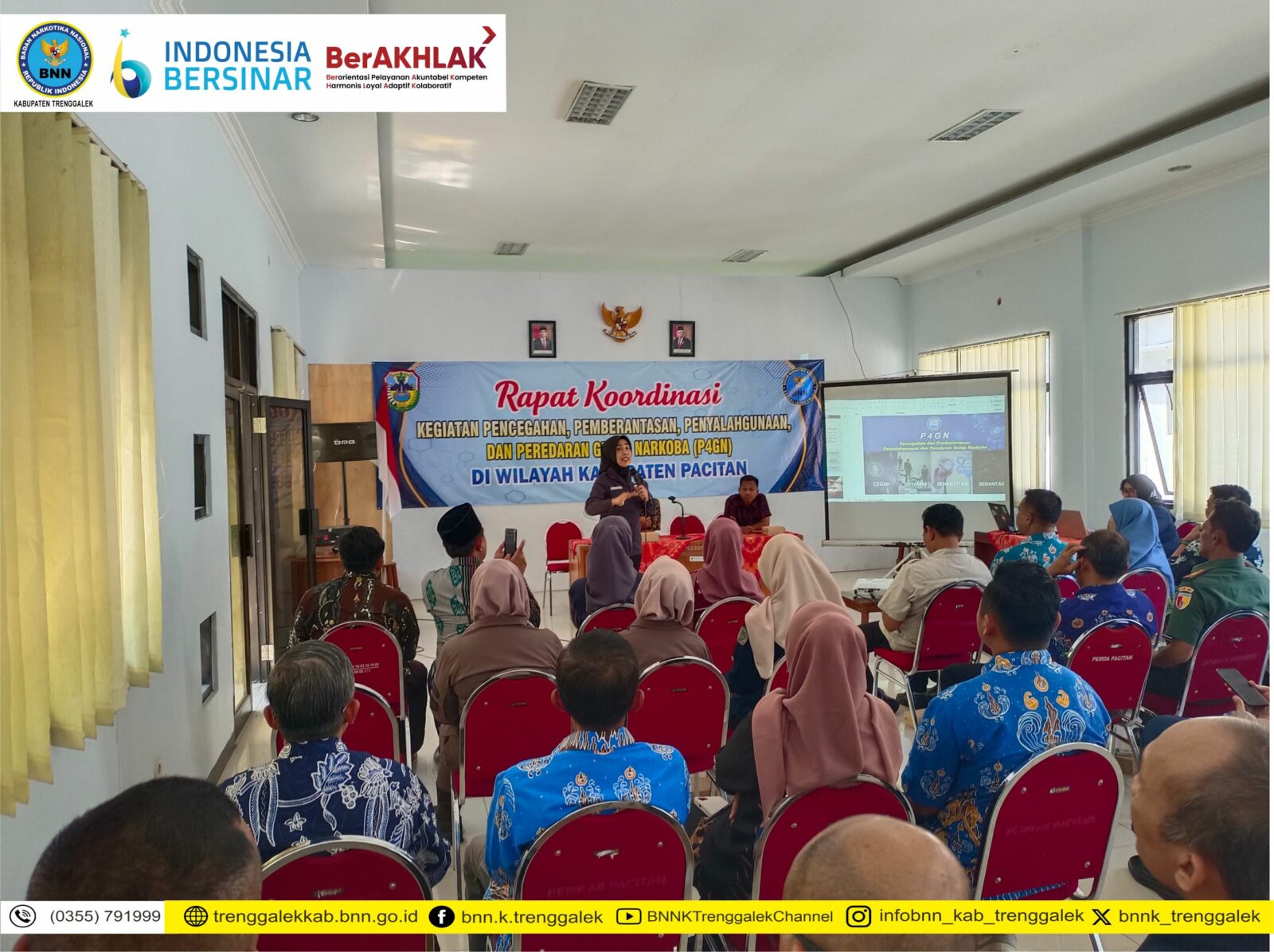 RAKOR DAN PENGUMPULAN DATA SURVEY INDEKS KAWASAN RAWAN NARKOBA (IKRN) KABUPATEN PACITAN