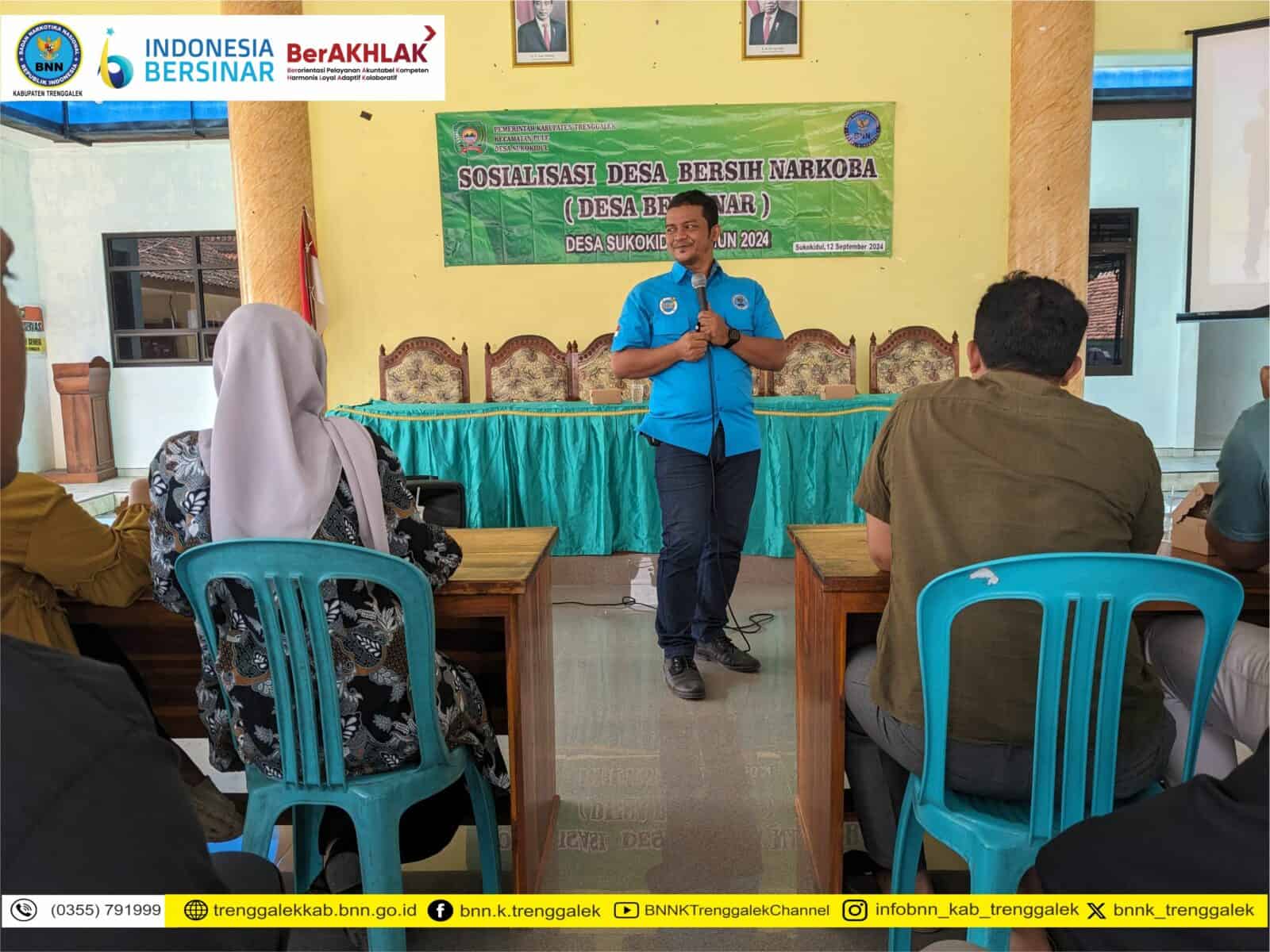 SOSIALISASI BAHAYA NARKOBA PADA KARANG TARUNA DESA SUKOKIDUL KECAMATAN PULE
