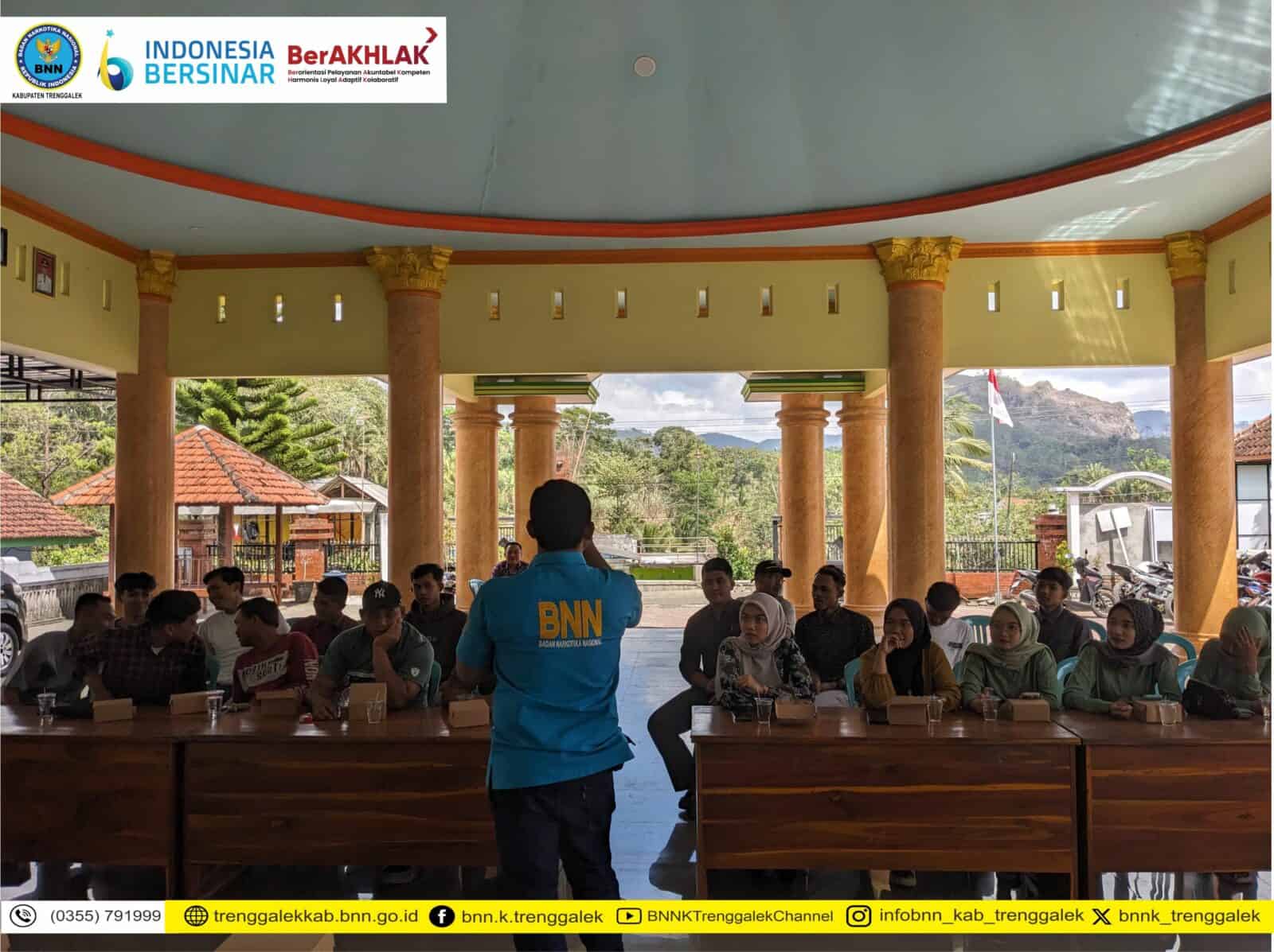 SOSIALISASI BAHAYA NARKOBA PADA KARANG TARUNA DESA SUKOKIDUL KECAMATAN PULE