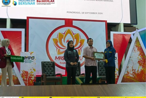 PEMBEKALAN P4GN DAN DEKLARASI ANTI NARKOBA di KEGIATAN MATSAMARU UNMUH PONOROGO