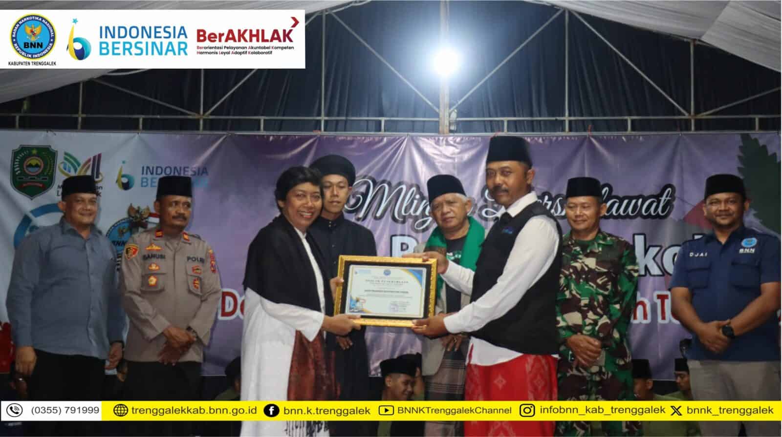 BNNK TRENGGALEK LAUNCHING DESA BERSINAR DESA MLINJON BNNK TRENGGALEK LAUNCHING DESA BERSINAR DESA MLINJON