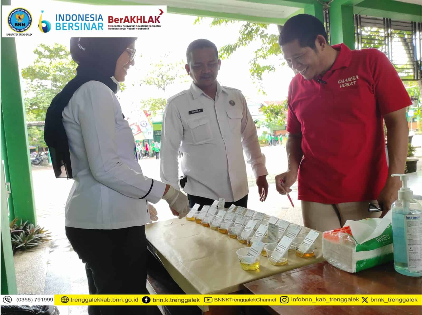 KOLABORASI SMANESA dan BNNK TRENGGALEK WUJUDKAN SEKOLAH BERSINAR