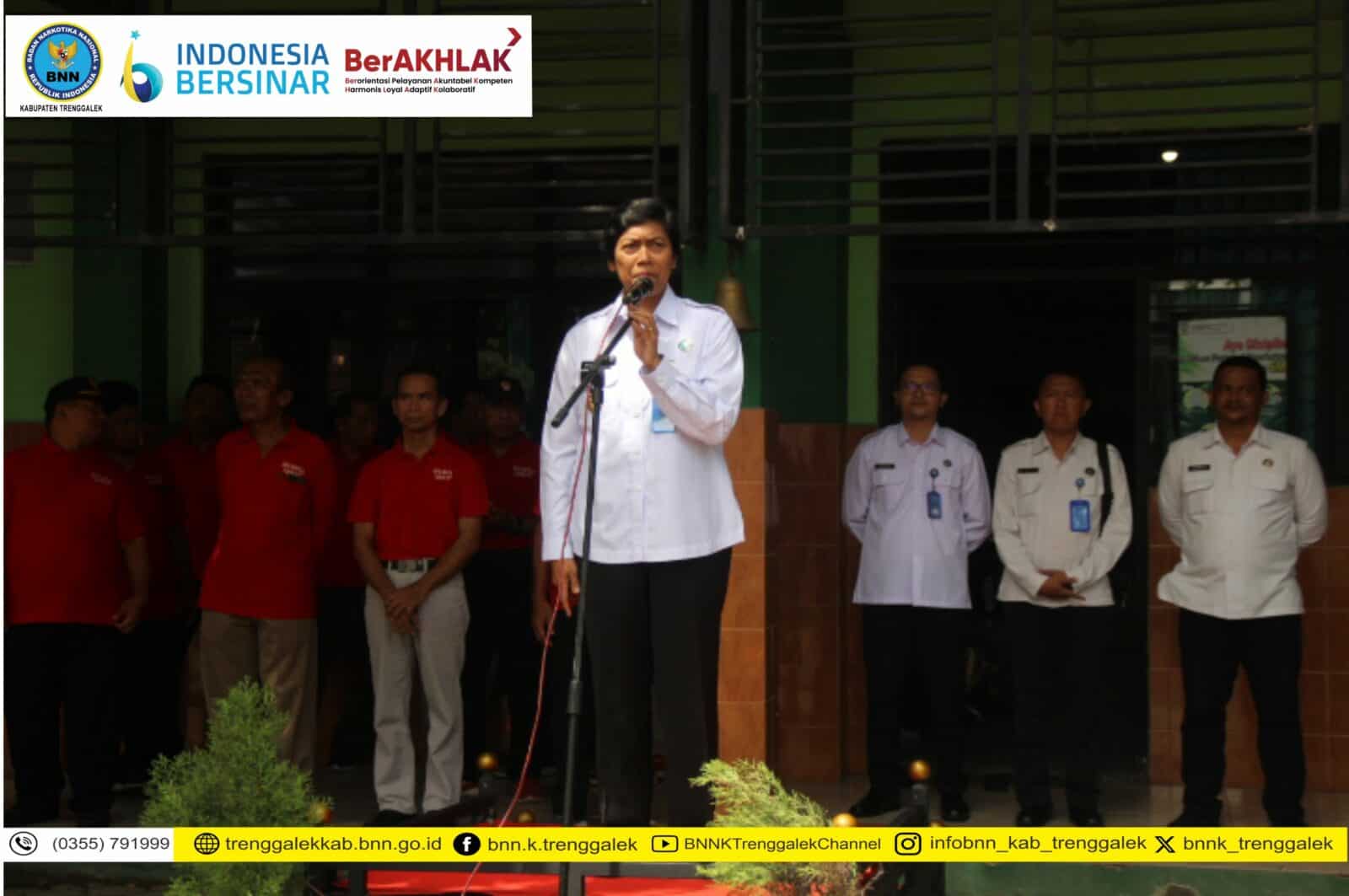 KOLABORASI SMANESA dan BNNK TRENGGALEK WUJUDKAN SEKOLAH BERSINAR