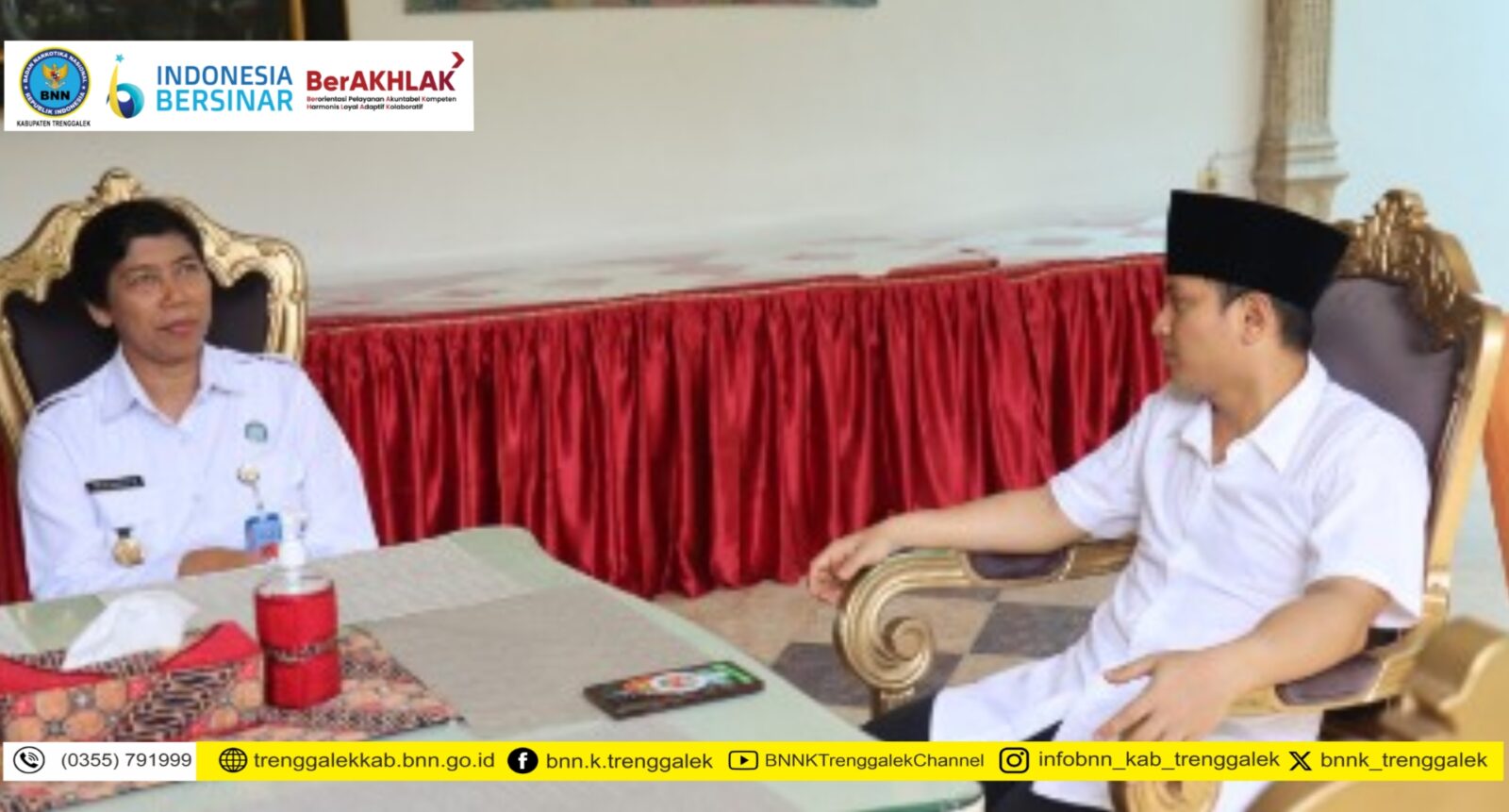 Kunjungan dan Koordinasi dengan Bupati Trenggalek: Komitmen Wujudkan Trenggalek Bersinar Kunjungan dan Koordinasi dengan Bupati Trenggalek: Komitmen Wujudkan Trenggalek Bersinar
