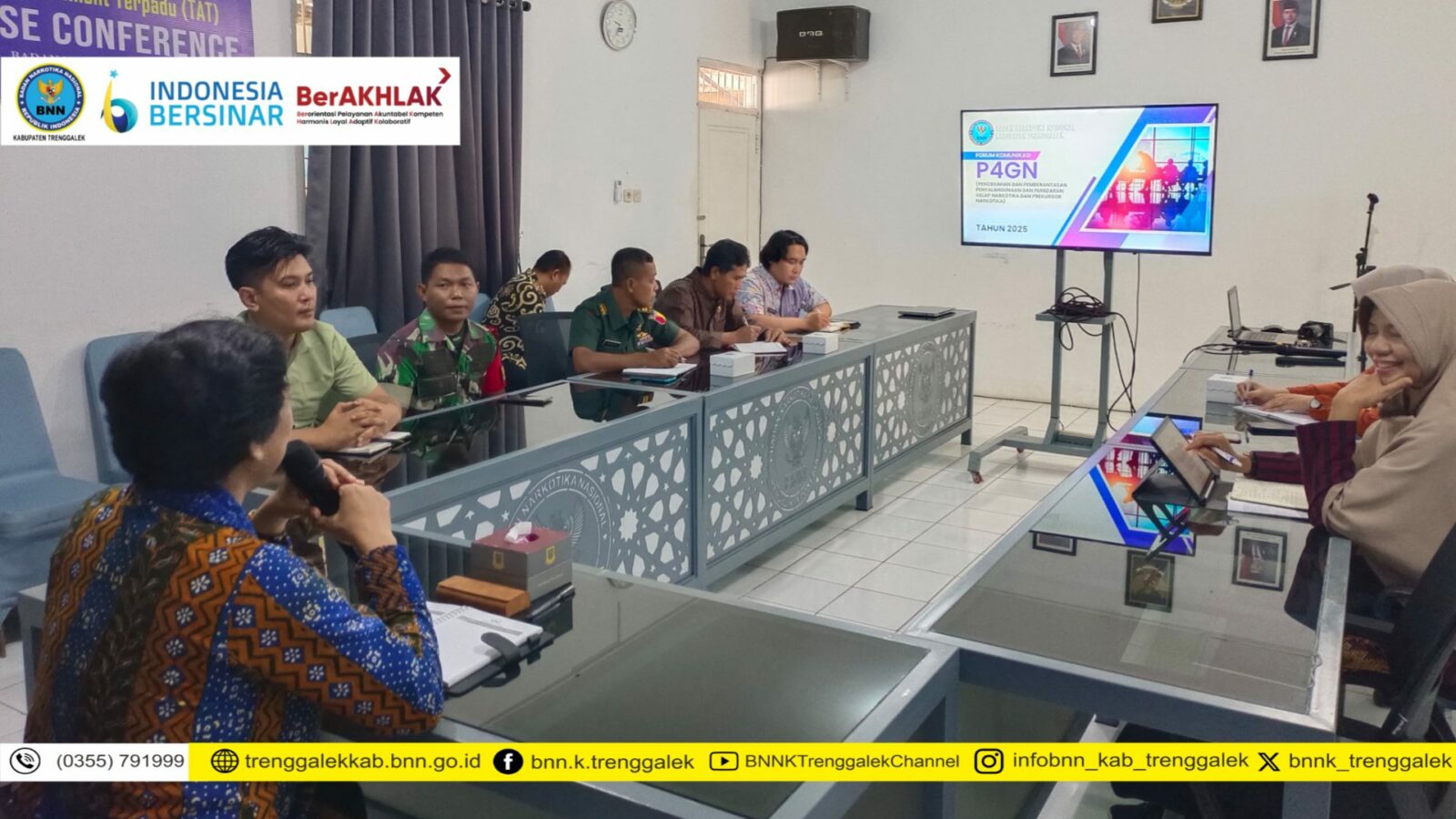 Rapat Pra Forum Komunikasi P4GN BNNK Trenggalek: Trenggalek Sedang Tidak Baik-Baik Saja