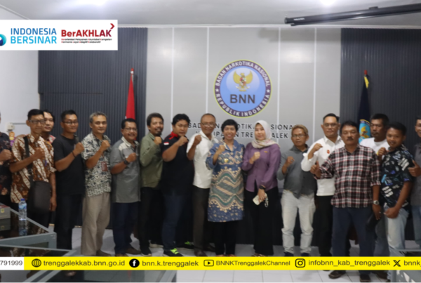 BNN Kabupaten Trenggalek Perkuat Sinergitas P4GN Bersama Pers/Media