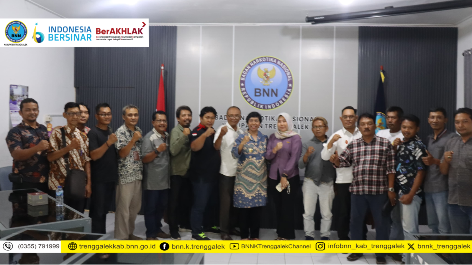 BNN Kabupaten Trenggalek Perkuat Sinergitas P4GN Bersama Pers/Media BNN Kabupaten Trenggalek Perkuat Sinergitas P4GN Bersama Pers/Media