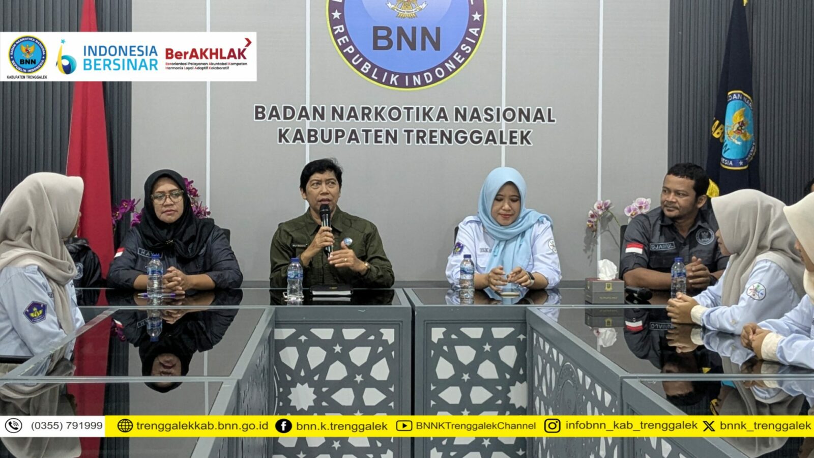 PIKR SMADA 2 Trenggalek Lakukan Kunjungan Edukatif ke Kantor BNN Kabupaten Trenggalek