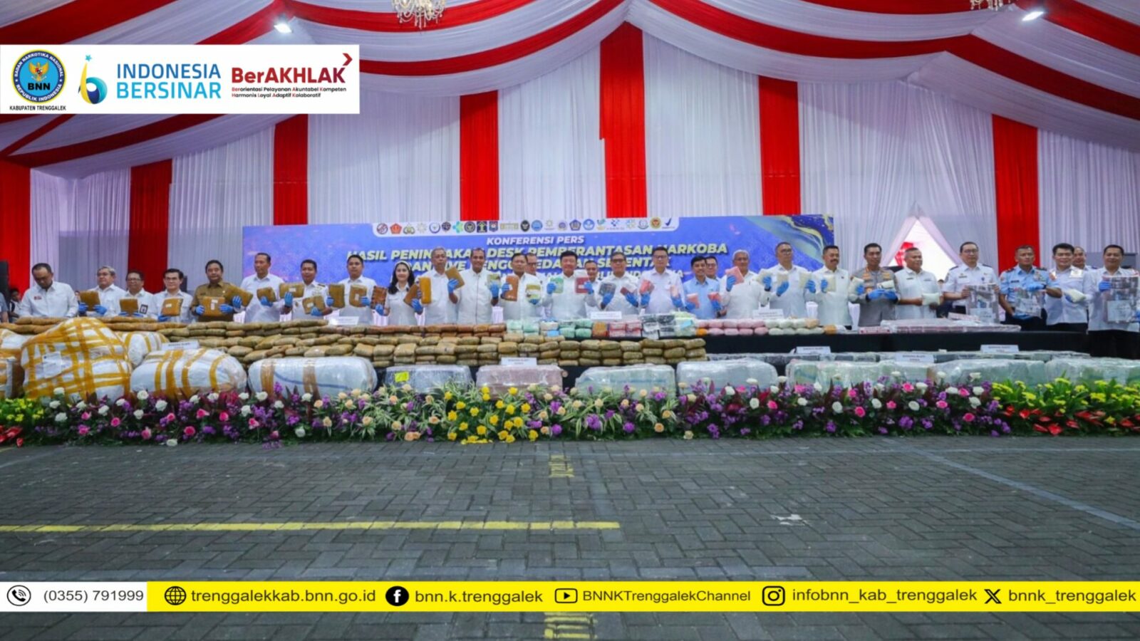 Sikap Tegas dan Komitmen dalam Pemberantasan Narkoba: BNN RI Gelar Konferensi Pers Hasil Penindakan Desk Pemberantasan Narkoba Sikap Tegas dan Komitmen dalam Pemberantasan Narkoba: BNN RI Gelar Konferensi Pers Hasil Penindakan Desk Pemberantasan Narkoba