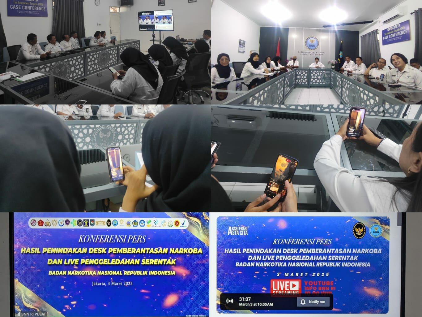Sikap Tegas dan Komitmen dalam Pemberantasan Narkoba: BNN RI Gelar Konferensi Pers Hasil Penindakan Desk Pemberantasan Narkoba