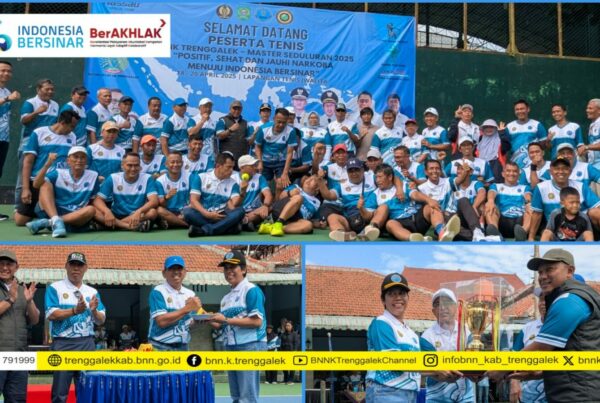 PEMBUKAAN TURNAMEN TENIS BNNK TRENGGALEK – MASTER SEDULURAN TAHUN 2025