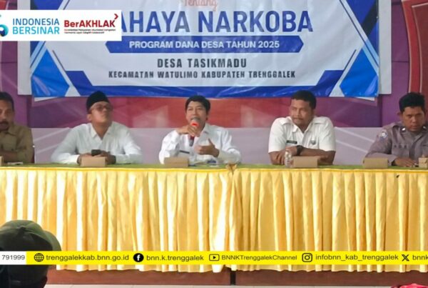 BNNK Trenggalek Gelar Diskusi Bersama Pemerintah dan Kelompok Masyarakat Desa Tasikmadu Watulimo