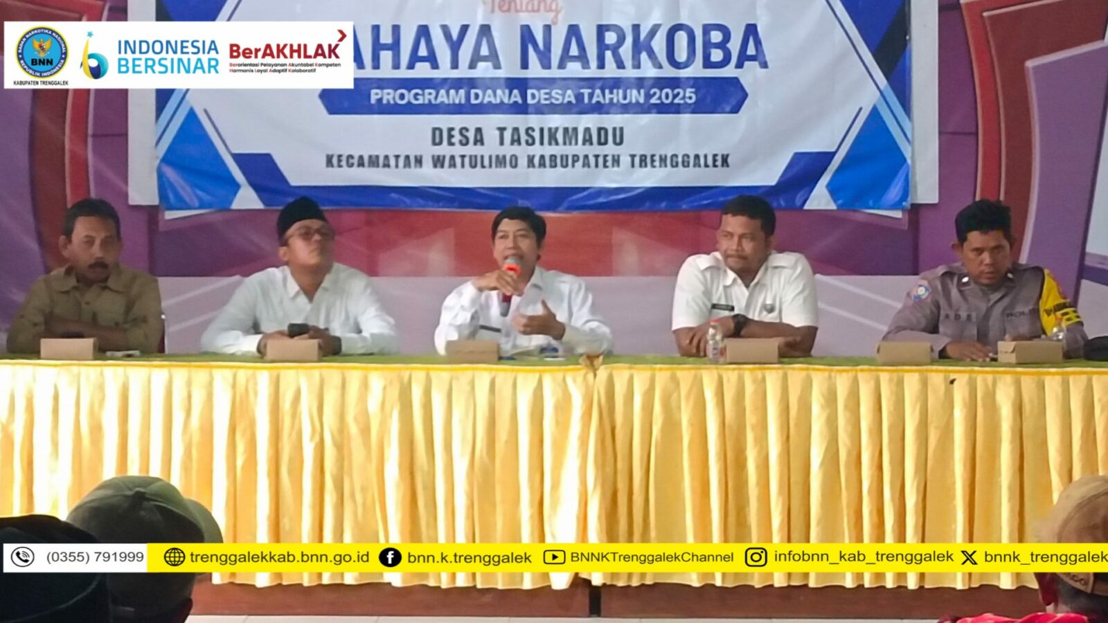 BNNK Trenggalek Gelar Diskusi Bersama Pemerintah dan Kelompok Masyarakat Desa Tasikmadu Watulimo BNNK Trenggalek Gelar Diskusi Bersama Pemerintah dan Kelompok Masyarakat Desa Tasikmadu Watulimo
